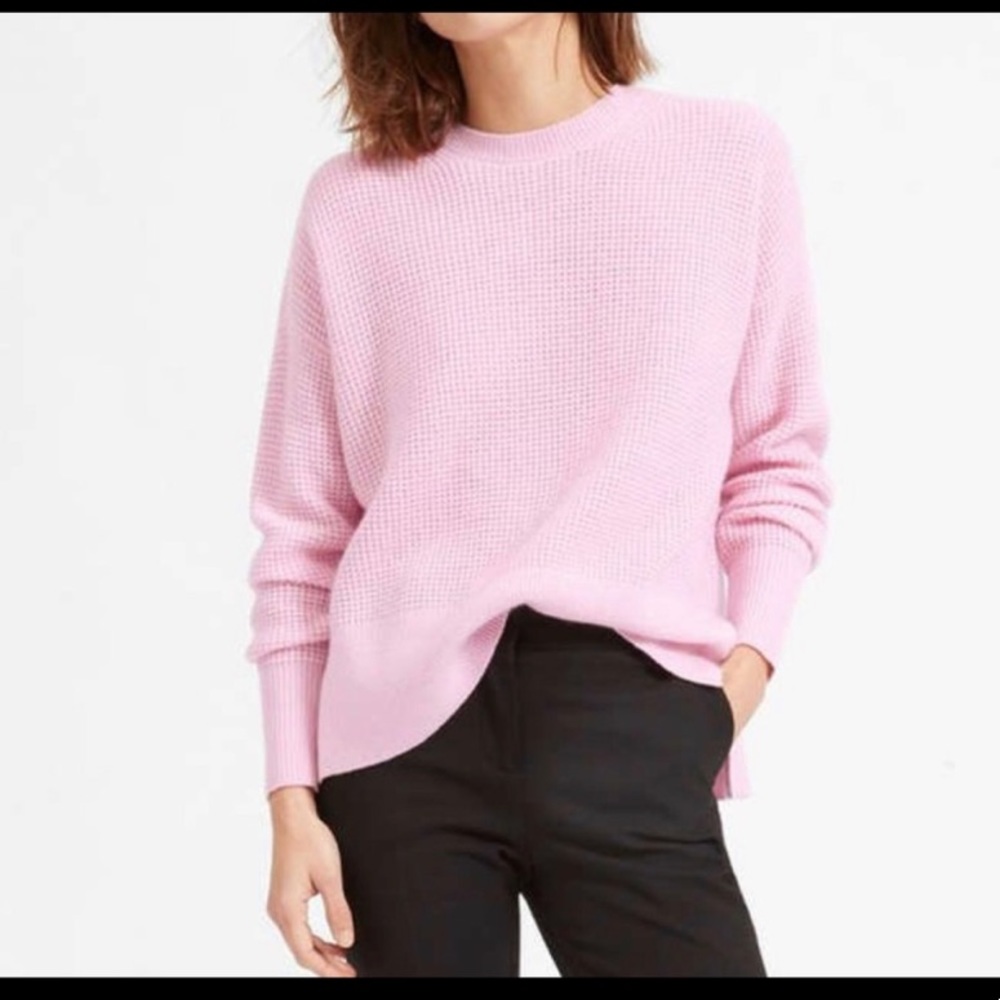 Everlane Cashmere Waffle Knit Sweater XS
